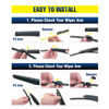 Picture of 5 PLUS® 13 Inch Rear Wiper Blade Replacement for Volkswagen VW 2015-2009 Tiguan 2014-2009 Jetta 2014-2010 Golf 2010-2004 Touareg 2009-2006 Rabbit, BACK Windshield Wiper Blade (A330H)