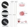 Picture of Replacement Straw Cover Spill Stopper Accessories for Stanley Cup 40 oz 30 oz Quencher, Tumbler Accessories of 6 Clear Straw with Cleaning Brush, 2 Silicone Cover Cap, 4 Leak Sproof Plug for Stanley