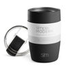 Picture of Simple Modern Travel Coffee Mug Tumbler with Flip Lid | Reusable Insulated Stainless Steel Cold Brew Iced Coffee Cup Thermos | Gifts for Women Men Him Her | Voyager Collection | 12oz | Midnight Black