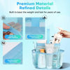 Picture of EUDELE Mesh Shower Caddy Portable, 8-Pocket Large Capacity, Quick Dry, Easy Clean, Ideal for Beach, Swimming, Gym, Travel
