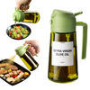 Picture of TrendPlain - Original 16oz/470ml Olive Oil Dispenser Bottle for Kitchen Gadgets and Air Fryer Accessories - Olive Oil Sprayer for Cooking w/Stickers (Light Blockage) - Green