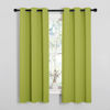 Picture of NICETOWN Blackout Curtain Panels for Living Room, Thermal Insulated Solid Grommet Top Blackout Draperies/Drapes for Christmas Window (1 Pair, 34 x 63 inches in Fresh Green)