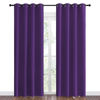 Picture of NICETOWN Purple Blackout Curtains 86 inches Long, Niose Reducing and Thermal Insulated Room Darkening Curtains for Girls Bedroom Living Room Window Decoration (55 inches Wide, 2 Panels)