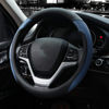 Picture of Valleycomfy Steering Wheel Cover with Microfiber Leather for Car Truck SUV 15 inch (Blue)