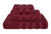 Picture of American Soft Linen Premium 3 Piece Towel Set, 1 Bath Towel 1 Hand Towel 1 Washcloth, 100% Cotton Turkish Towels for Bathroom, Bordeaux Red Towel Set