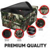 Picture of FORTEM Car Trunk Organizer, Car Storage Organizer, Collapsible Multi Compartment Car Organizer, SUV Trunk Organizer, Non Slip Bottom, Adjustable Securing Straps, Foldable Cover (Forest, Standard)