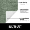 Picture of Gorilla Grip Bath Rug Mat 36x24, Thick Soft Absorbent Chenille, Rubber Backing Quick Dry Microfiber Mats, Machine Washable Rugs for Shower Floor, Bathroom Runner Bathmat Accessories Decor, Sage Green