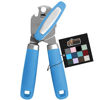 Picture of The Original Gorilla Grip Heavy Duty Stainless Steel Smooth Edge Manual Can Opener and Bottle Openers, Soft Handle, Rust Proof Oversized Handheld Easy Turn Knob, Multifunctional Kitchen Tool, Aqua