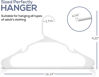 Picture of Utopia Home Clothes Hangers 30 Pack - Plastic Hangers Space Saving - Durable Coat Hanger with Shoulder Grooves (White)