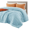 Picture of Bedsure Comforter Duvet Insert - Quilted Comforters Full Size, All Season Duvet, Down Alternative Bedding, with 8 Tabs, Gifts for Women/Men, Light Blue, Full 86 x 82 Inches