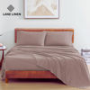 Picture of LANE LINEN King Size Bed Sheets - 4 Piece 100% Organic Cotton KingSsheets, Soft Percale Sheets, Breathable King Bedding Set, Hotel Luxury Bed Sheets Set, 15" King Sheets Deep Pocket - Lilac