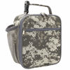 Picture of FlowFly Lunch box Insulated Soft Bag Mini Cooler Back to School Thermal Meal Tote Kit for Girls, Boys,DigitalCamo