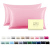 Picture of Silk Pillowcase for Hair and Skin,Soft,Breathable and Sliky 100% Queen Silk Pillow Case Set of 2,Both Sides Natural Mulberry Silk Pillowcases with Hidden Zipper(Queen Size 20"X 30",2pcs)