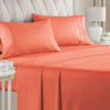 Picture of Twin 4 Piece Sheet Set - Breathable & Cooling Bed Sheets - Hotel Luxury Bed Sheets for Women, Men, Kids & Teens - Comfy Bedding w/ Deep Pockets & Easy Fit - Soft & Wrinkle Free - Twin Coral Sheets
