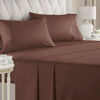 Picture of Twin 4 Piece Sheet Set - Breathable & Cooling Bed Sheets - Hotel Luxury Bed Sheets for Women, Men, Kids & Teens - Comfy Bedding w/ Deep Pockets & Easy Fit - Soft & Wrinkle Free - Twin Brown Sheets