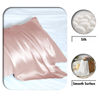 Picture of Silk Pillow Cases 2 Pack Soft Breathable and Sliky Standard Size Pillow Cases Set of 2,Natural Mulberry Satin Silk Pillowcase with Hidden Zipper for Hair and Skin (Coral,20"X 26",2pcs)