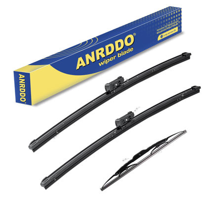 Picture of 3 wipers Replacement For Chevrolet Trax 2013-2021 2022 2023 Buick Encore 2013-2021 2022 Original Equipment Windshield Wiper Blades Set - 26"+14" +10" (Set of 3)