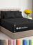 Picture of Extra Deep Cal King Sheet Set - 6 Piece Breathable & Cooling Sheets - Hotel Luxury Bed Sheets Set - Easy & Secure Fit - Soft, Wrinkle Free & Comfy Sheets Set - Black Sheet Set with Extra Deep Pockets