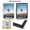 Picture of JCJMY 9x12 Picture Frame Black for Wall Hanging, Wall Mounting Horizontally or Vertically, 9 x 12 Wall Gallery Poster Photo Frame with Shatter Resistant Plexiglass, Black