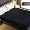 Picture of Utopia Bedding Quilted Fitted Mattress Pad (Queen), Elastic Fitted Mattress Protector, Mattress Cover Stretches up to 16 Inches Deep, Machine Washable Mattress Topper (Black)