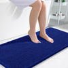 Picture of OLANLY Bathroom Rugs 47x24, Extra Soft Absorbent Chenille Bath Rugs, Rubber Backing Quick Dry, Machine Washable Bath Mats for Bathroom Floor, Tub and Shower, Home Decor Accessories, Royal Blue