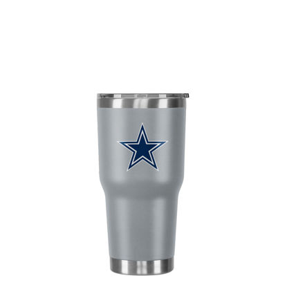 Picture of FOCO Dallas Cowboys NFL Team Logo 30 oz Tumbler - Gray