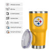 Picture of FOCO Pittsburgh Steelers NFL Team Logo 30 oz Tumbler - Yellow