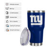 Picture of FOCO New York Giants NFL Team Logo 30 oz Tumbler - Blue