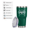 Picture of FOCO New York Jets NFL Team Logo 30 oz Tumbler - Green
