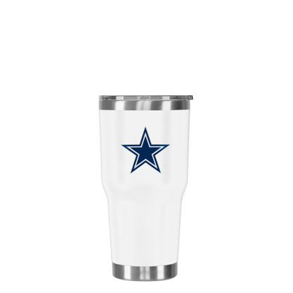 Picture of FOCO Dallas Cowboys NFL Team Logo 30 oz Tumbler - White