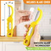 Picture of Spring Chef Premium Swivel Potato Peeler for Kitchen, Stainless Steel Fruit Peeler with Soft Grip Handle, Perfect for Vegetable, Apple, Carrot, Cucumber, Ginger - Dishwasher Safe - Yellow