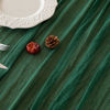 Picture of Keketo Table Runner Emerald Green Cheesecloth Gauze 120 Inch 10 FT Rustic Boho Cheese Cloth Table Runner for Wedding Baby Shower Bridal Shower Party Long Sheer Spring Easter Holiday Home Decorations