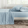 Picture of Bedsure Full Size Bed Sheets - 4 Pieces Soft Full Sheet Set - Breathable & Cooling - Hotel Luxury - Easy Care Polyester Microfiber Bedding for Women, Men, Sky Blue