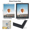 Picture of JCJMY 4x5 Picture Frame Black for Wall Hanging or Tabletop, Wall Mounting Horizontally or Vertically, 4 x 5 Wall Gallery Poster Photo Frame with Shatter Resistant Plexiglass, Black