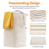 Picture of Lifewit 2 Pack Laundry Hamper Large Collapsible Laundry Baskets, Freestanding Waterproof Clothes Hamper with Easy Carry Handles in Laundry Room Bedroom Bathroom College Dorm for Adults, Beige, 2 x 80L