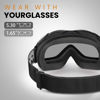 Picture of OutdoorMaster OTG Ski Goggles - Over Glasses Ski/Snowboard Goggles for Men, Women & Youth - 100% UV Protection (Black Frame + VLT 47% Gray Lens)