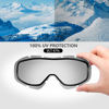 Picture of OutdoorMaster OTG Ski Goggles - Over Glasses Ski/Snowboard Goggles for Men, Women & Youth - 100% UV Protection (Black Frame + VLT 47% Gray Lens)