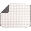 Picture of S&T INC. Dish Drying Mat XL, Highly Absorbent Microfiber Kitchen Counter Mat, Dish Drying Pad for Dishes, Utensils, Pots and Pans, Extra Large 18" x 24", Stitched Plaid