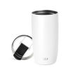 Picture of Simple Modern Travel Coffee Mug Tumbler with Flip Lid | Reusable Insulated Stainless Steel Cold Brew Iced Coffee Cup Thermos | Gifts for Women Men Him Her | Voyager Collection | 16oz | Winter White