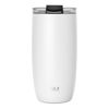 Picture of Simple Modern Travel Coffee Mug Tumbler with Flip Lid | Reusable Insulated Stainless Steel Cold Brew Iced Coffee Cup Thermos | Gifts for Women Men Him Her | Voyager Collection | 16oz | Winter White