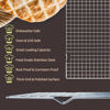 Picture of Cooling Rack for Baking, 16x10 Inches Baking Rack, Thick Wire Cookie Rack for Cooking, Roasting, Grilling, Drying, Oven Safe, Fits Half Sheet Pan