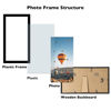 Picture of JCJMY 6x12 Picture Frame Black for Wall Hanging, Wall Mounting Horizontally or Vertically, 6 x 12 Wall Gallery Poster Photo Frame with Shatter Resistant Plexiglass, Black