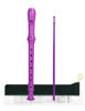 Picture of Mr.Power Soprano Recorder C Key 8 Hole German Fingering Clarinet ABS Music Flute Present for Beginner Graduation School Education Family (Purple)