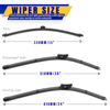 Picture of 3 wipers Replacement for 2009-2017 Audi Q5/2014-2017 Audi SQ5/2019 2021 Audi Q3, Windshield Wiper Blades Original Equipment Replacement - 24"/20"/13" (Set of 3) Top Lock