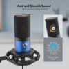 Picture of FIFINE USB Recording PC Microphone Kit, Computer Condenser Cardioid Mic on Mac Windows PS4/PS5, for Streaming, Podcasting, Gaming, Video, Home Use, with Gain Knob, Arm Stand-T669 Blue