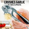 Picture of Zulay Kitchen Premium Garlic Press Set - Rust Proof & Dishwasher Safe Professional Garlic Mincer Tool - Easy-Squeeze, Easy-Clean with Soft, Ergonomic Handle - Silicone Garlic Peeler & Brush (Slate)