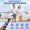 Picture of 4 in 1 Mini Wireless Lavalier Microphone for All Devices (iOS, Andriod, Camera, PC) - Noise Reduction Lapel Mic for Recording, Clip on Mic, Omni Lav Mic for Video Recording, Tiktok, Youtube, Vlog