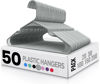 Picture of Utopia Home Clothes Hangers 50 Pack - Plastic Hangers Space Saving - Durable Coat Hanger with Shoulder Grooves (Grey)