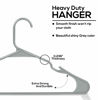Picture of Utopia Home Clothes Hangers 50 Pack - Plastic Hangers Space Saving - Durable Coat Hanger with Shoulder Grooves (Grey)