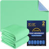Picture of 2 Pack 36” x 54” Extra Heavy Absorbency Washable Underpads, Waterproof Nursing Pads Incontinence Bed Pads, Reusable Washable Pee Pads for Dogs, Diaper Changing & Adults, Mattress Protector